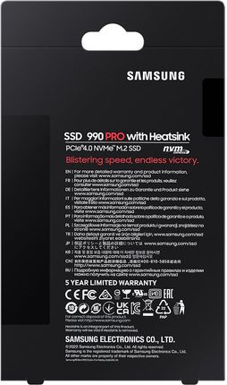 Dysk SSD Samsung 990 PRO Heatsink 1TB (MZ-V9P1T0CW) - Opinie