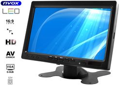 Zdjęcie Monitor zagłówkowy lub wolnostojący lcd 7cali cali hd av vga z ramką 12v NVOX - Alwernia