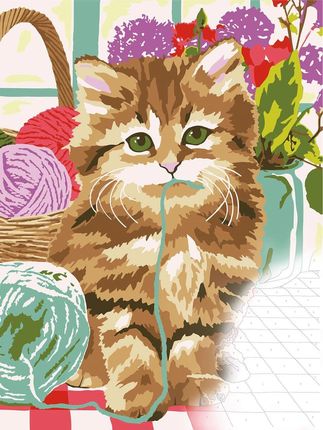 Dalprint Duży Zestaw Do Malowania Po Numerach Cute Kitten Doa 550718 DP4556