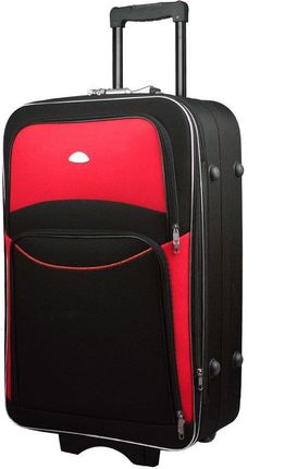 Duża walizka PELLUCCI RGL 773 L Czarno Czerwona