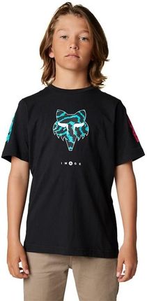 koszulka FOX - Yth Nuklr Head Ss Tee Black (001) rozmiar: YS