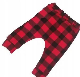 Spodnie baggy kratka czerwono czarna rozmiar 146
