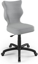 Zdjęcie Entelo Krzesło dziecięce Petit BK Velvet rozmiar 5 (146-176,5 cm) szare  - Tykocin