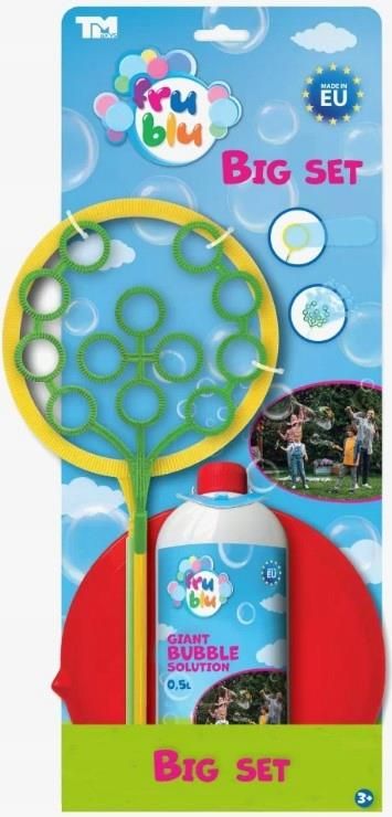 Sparabolle Fru Blu Con Luci LED E Liquido 0,4L | Gioco All'Aperto Per Bambini | Pistola Giocattolo A Bolle | DKF 0157 - 4