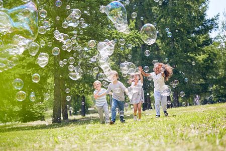 Bubble Brothers Kijek Do Baniek Mydlanych Obręcz Zółta Dla Dzieci - zdjęcie 2