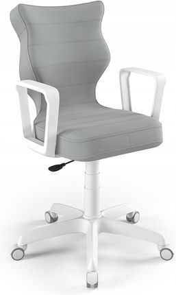 Entelo Krzesło dziecięce Norm WH Velvet rozmiar 5 (146-176,5 cm) szare 