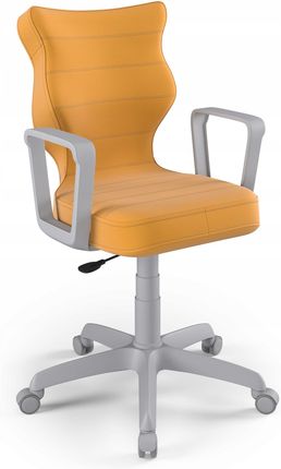 Entelo Krzesło dziecięce Norm GY Velvet rozmiar 6 (159-188 cm) żółte