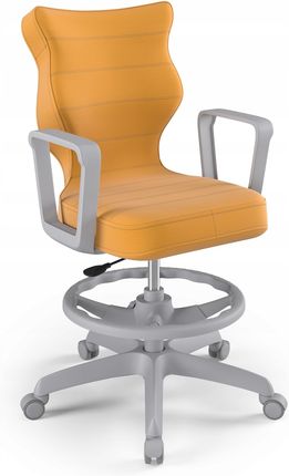 Entelo Krzesło dziecięce Norm GY Velvet rozmiar 6 WK+P (159-188 cm) żółte