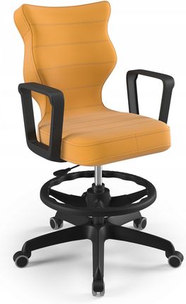 Entelo Krzesło dziecięce Norm BK Velvet rozmiar 6 WK+P (159-188 cm) żółte