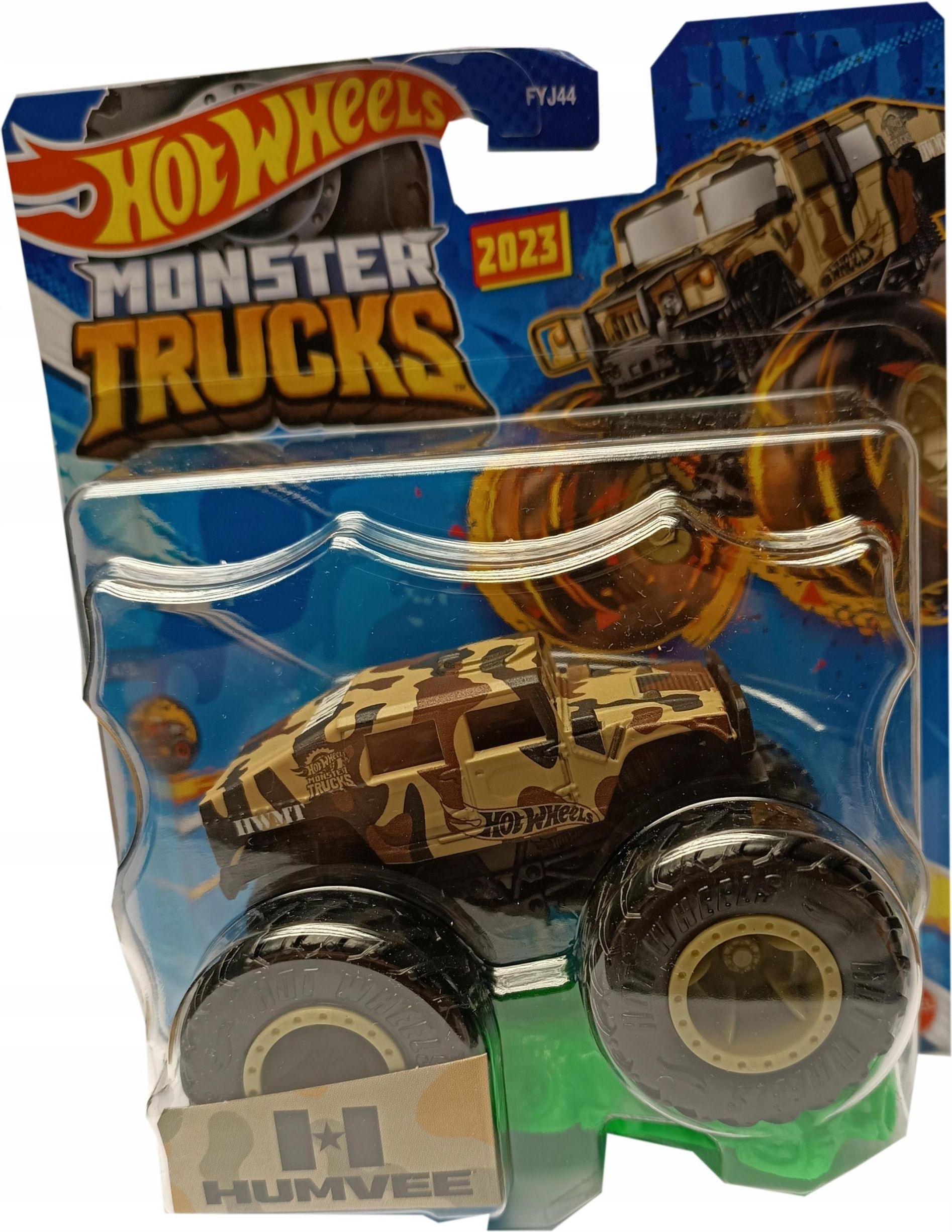 Hot Wheels Monster Trucks Ii Humvee Fyj44 Hkm39 Ceny I Opinie Ceneopl