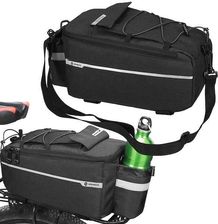 Zdjęcie Sakwa Rowerowa Na Bagażnik Torba 8,5L Czarna - Łowicz