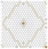 Dunin House Loves Mini Hexagon Rombdance Cotton Mat 50,2x52,3