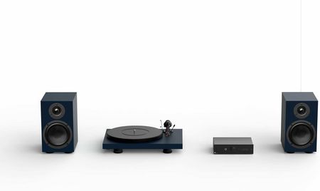 Pro-Ject Colourful Audio System | All-In-One gramofon-wzmacniacz-głośniki | Steel Blue |