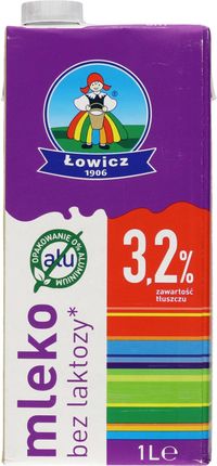 Łowickie Mleko Uht 3.2% Bez Laktozy 1L
