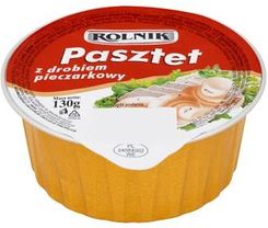 Zdjęcie Rolnik Pasztet Z Drobiem Pieczarkowy 130g - Dobczyce