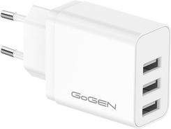 Zdjęcie Ładowarka sieciowa 3x USB-A 15,5W 3,1A GoGEN - ACH301W - Połczyn-Zdrój