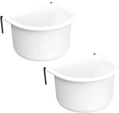 Zoo-Max Komplet 2 Miseczek Plastikowych Dla Papug 80 Ml I 85Ml