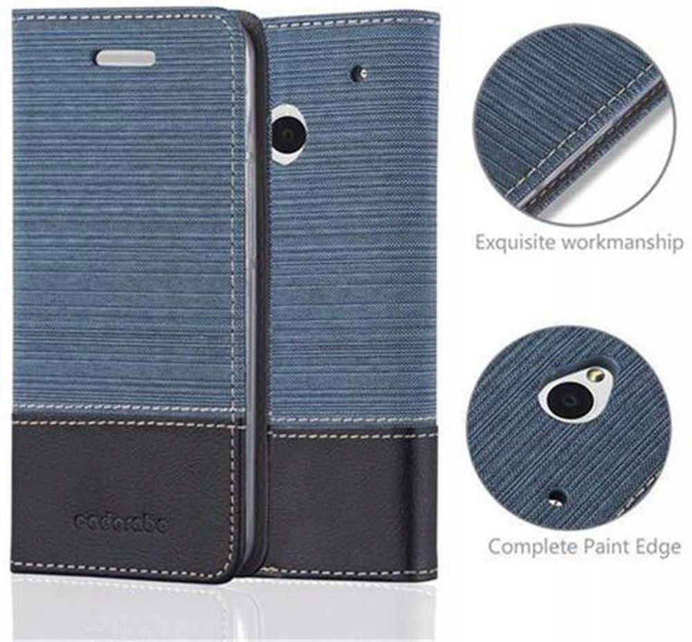 Cadorabo Custodia Libro per HTC One M9 in ROSSO VINACCIA - con Vani di Carte, Funzione Stand e Chiusura Magnetica - Portafoglio Cover Case Wallet Book Etui Protezione