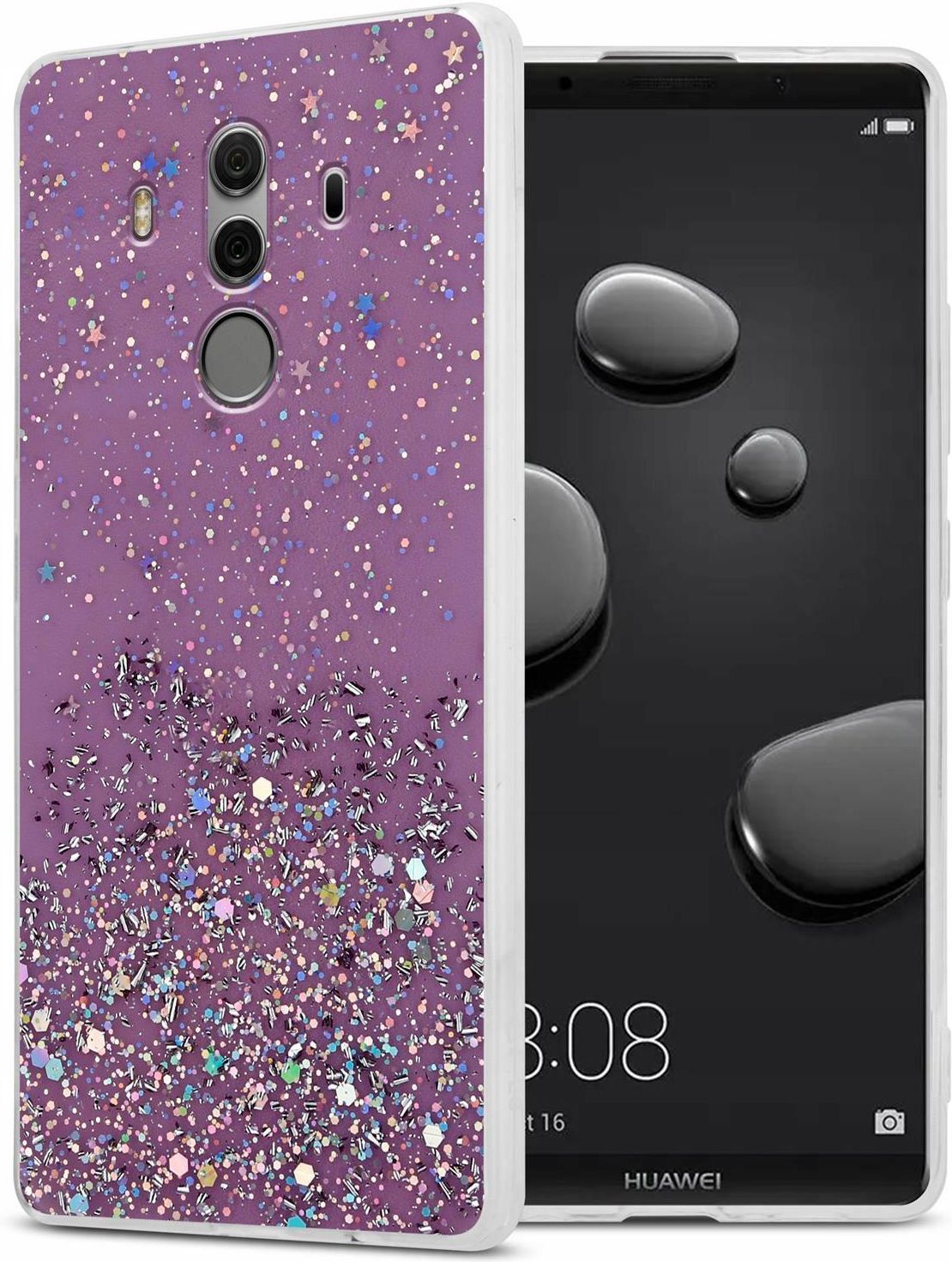 Cadorabo Custodia Libro per Huawei MATE 10 PRO in BRUNO CAFÉ - con Vani di Carte, Funzione Stand e Chiusura Magnetica - Portafoglio Cover Case Wallet Book Etui Protezione