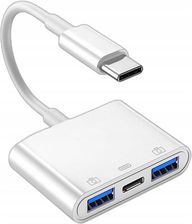 Zdjęcie Kbr Games Adapter Kabel Otg Usb C Na 2X Usb 3 0 Ładowanie - Świątniki Górne