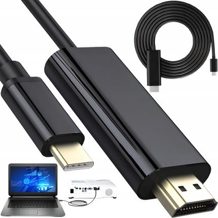 Retoo Kabel Usb C 3 1 Typ C Do Hdmi 4K Adapter 200Cm