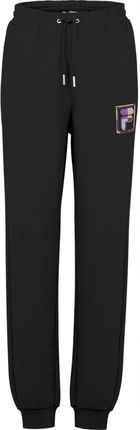 Spodnie czarne dresowe wysoki stan Fila 170 cm