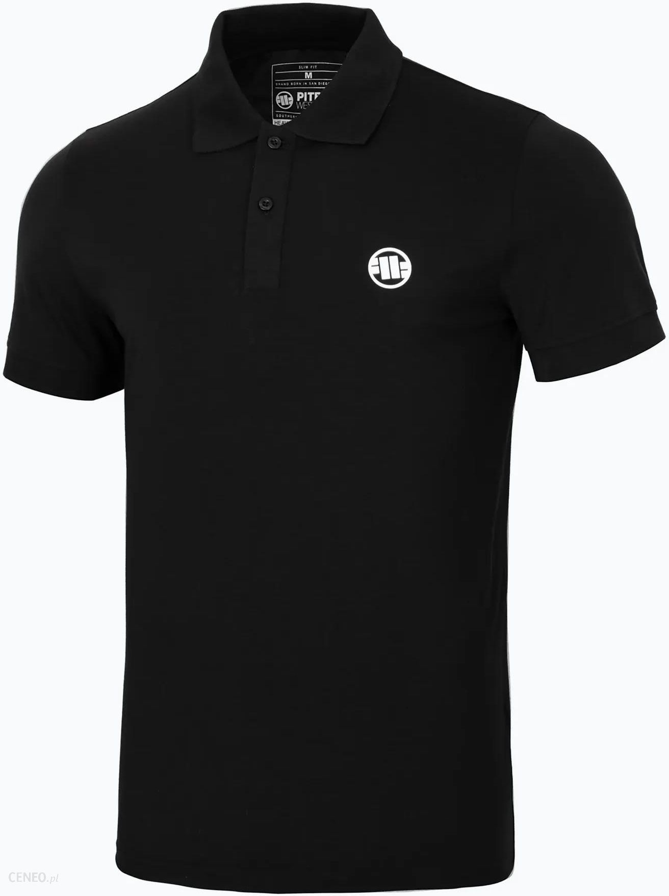 Koszulka polo męska Pitbull West Coast Polo Jersey Small Logo Black ...