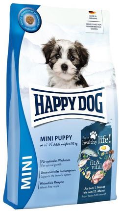 Happydog Fit& Vital Mini Puppy Sucha Dla Szczeniąt Małych Ras Od 6 Tyg 4kg
