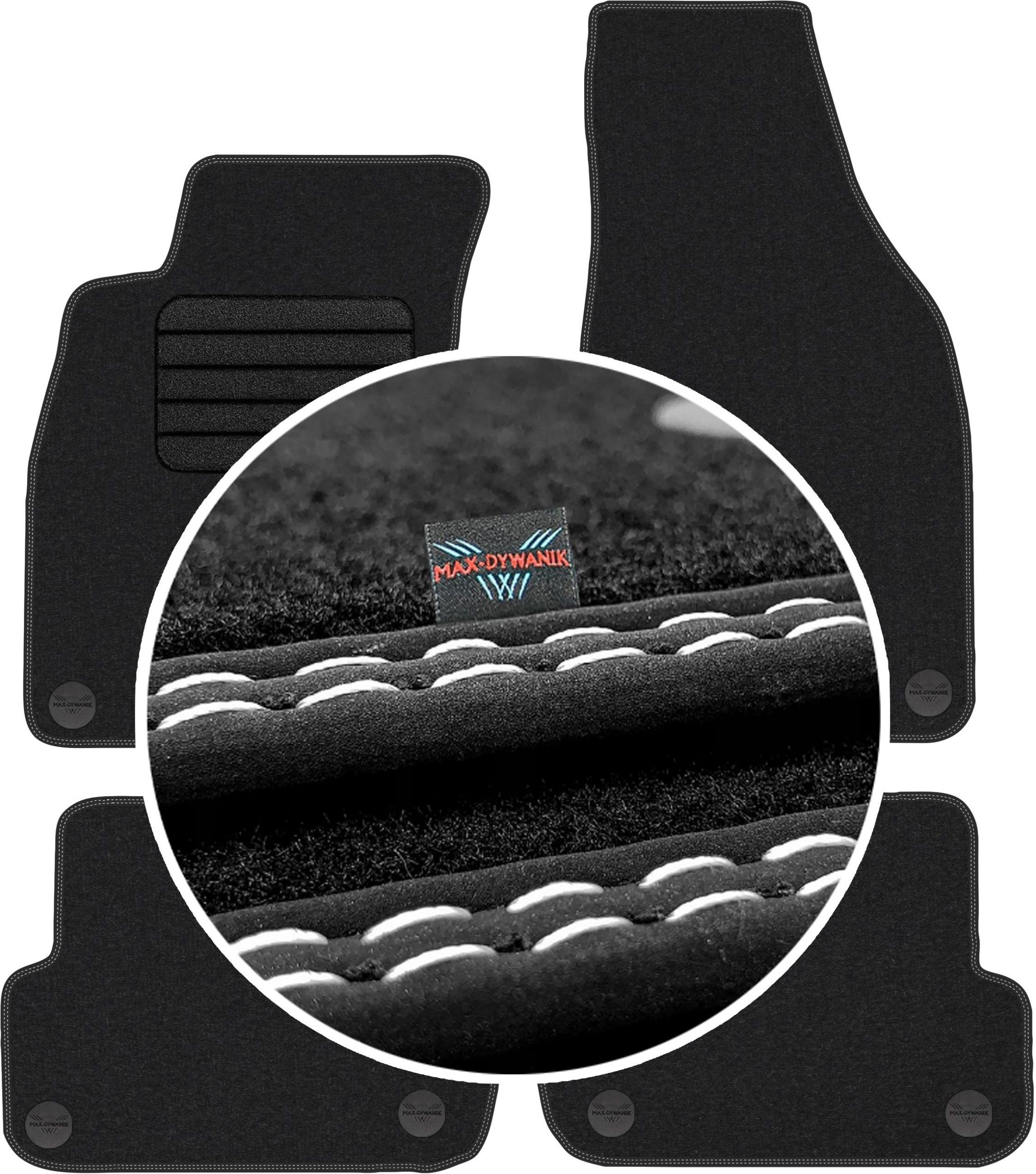 MOTOS Rubber Car Floor Mat For Seat Exeo 2008-2013 Improve
