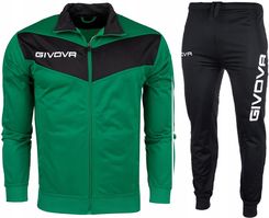 Zdjęcie Dres Givova Tuta Visa Triacetato zielono-czarny TR018 1310 - Kórnik