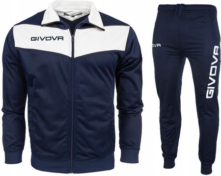 Dres Givova Tuta Visa Triacetato granatowo-biały TR018 0403