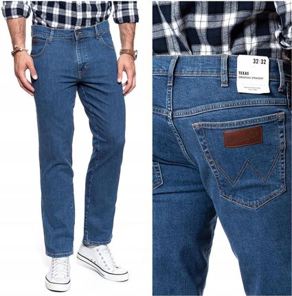 Wrangler Texas Męskie Spodnie Jeansowe W35 L32