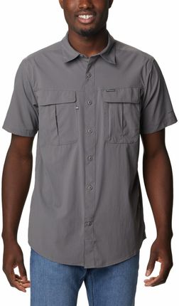 Męska koszula z krótkim rękawem Columbia Newton Ridge II Short Sleeve city grey