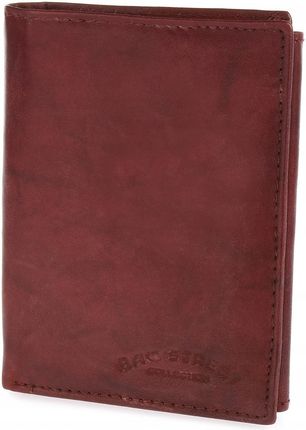 Skórzany portfel męski pionowy klasyczny pojemny