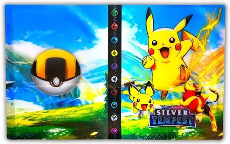 Korbi Duży Album Pokemon Kolekcjoner 240 Kart 3D