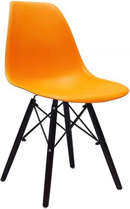 Bm Design Krzesło Dsw Milano Pomarańczowe Nogi Wenge (BM00777)