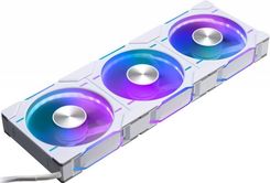 Wentylator Phanteks D30 PWM Reverse Airflow ARGB 120mm zestaw 3 szt, biały