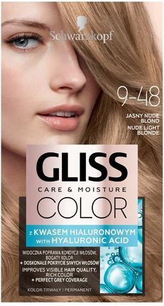Gliss Color Care & Moisture Farba Do Włosów 9-48 Jasny Nude Blond
