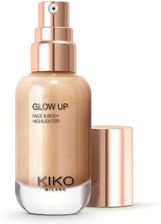 Zdjęcie Kiko Milano Glow Up Face And Body Highlighter Metaliczny Rozświetlacz W Płynie 01 Champagne 30Ml - Kwidzyn
