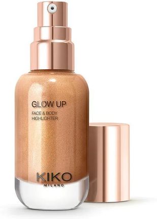 Kiko Milano Glow Up Face And Body Highlighter Metaliczny Rozświetlacz W Płynie 02 Copper 30Ml