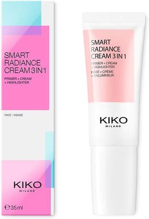 Kiko Milano Smart Radiance Cream Krem Nawilżający Baza I Rozświetlacz 03 Glowing Rose 35Ml
