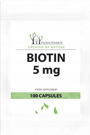 Forest Vitamin Biotyna 5Mg 100Tabl