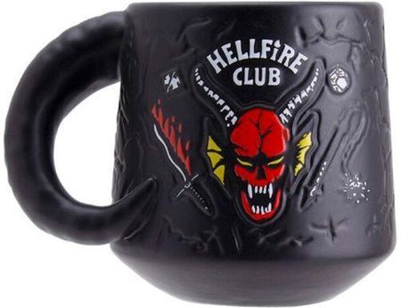 Kubek tłoczony Stranger Things Hellfire club - Demon
