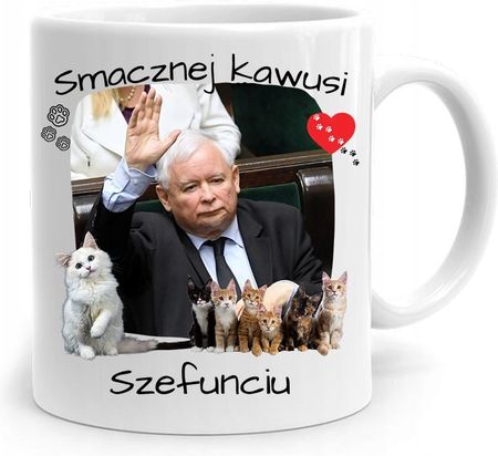 Polidraw Kubek Śmieszny Prezesa Pis Jarosław Kaczyński (1574606829)