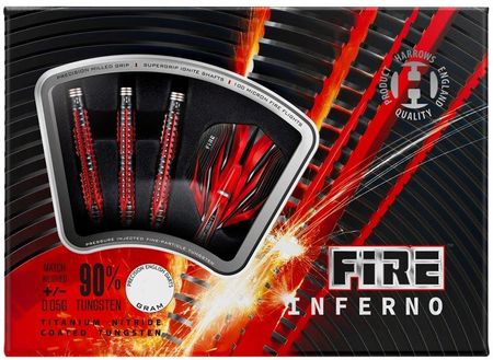 Rzutki Harrows Fire Inferno 90% Steeltip