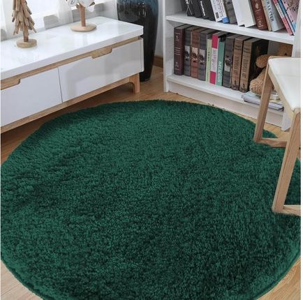 Dywan okrągły do sypialni Camello koło green [DP] green średnica 160 cm