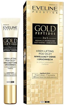 Eveline Gold Peptides 3w1 Krem-Lifting pod oczy Niwelujący cienie i opuchnięcia 20ml