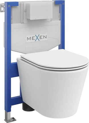 Mexen Fenix xs-F + Miska Rico + Deska Biały Mat 68030724001