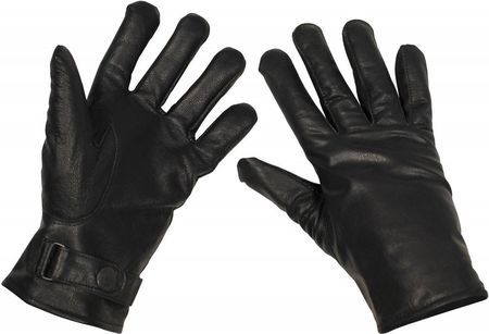 Skórzane rękawice Bundeswehry czarne M