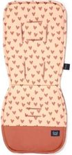 Zdjęcie La Millou Heartbeat Pink & Velvet Ginger Wkładka Do Wózka Stroller Pad Organic Jersey Collection - Reszel